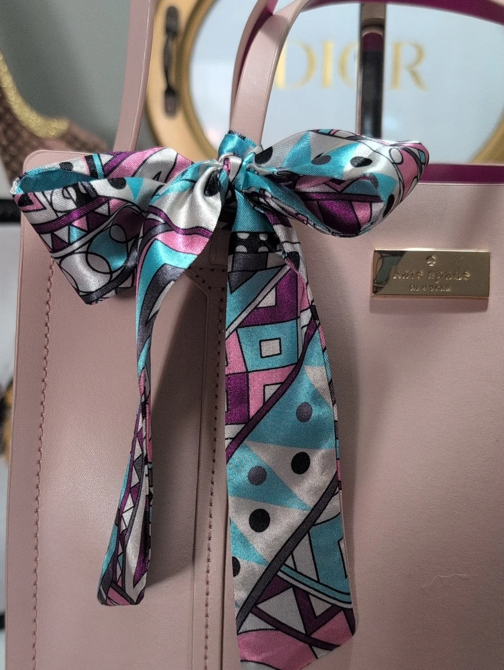 Kate Spade Small Arbour Hill Elodie Tote/Crossbody Pink & Hot Pink Leather - NEW